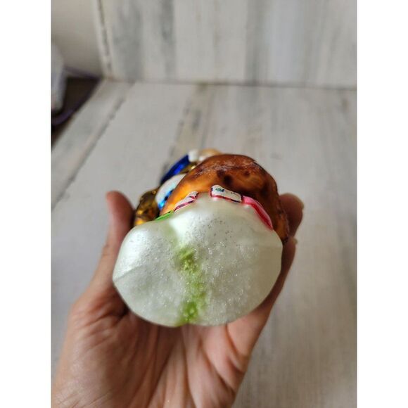 Radko merry mailman Santa mail carrier post office ornament glass vintage - Picture 7 of 7